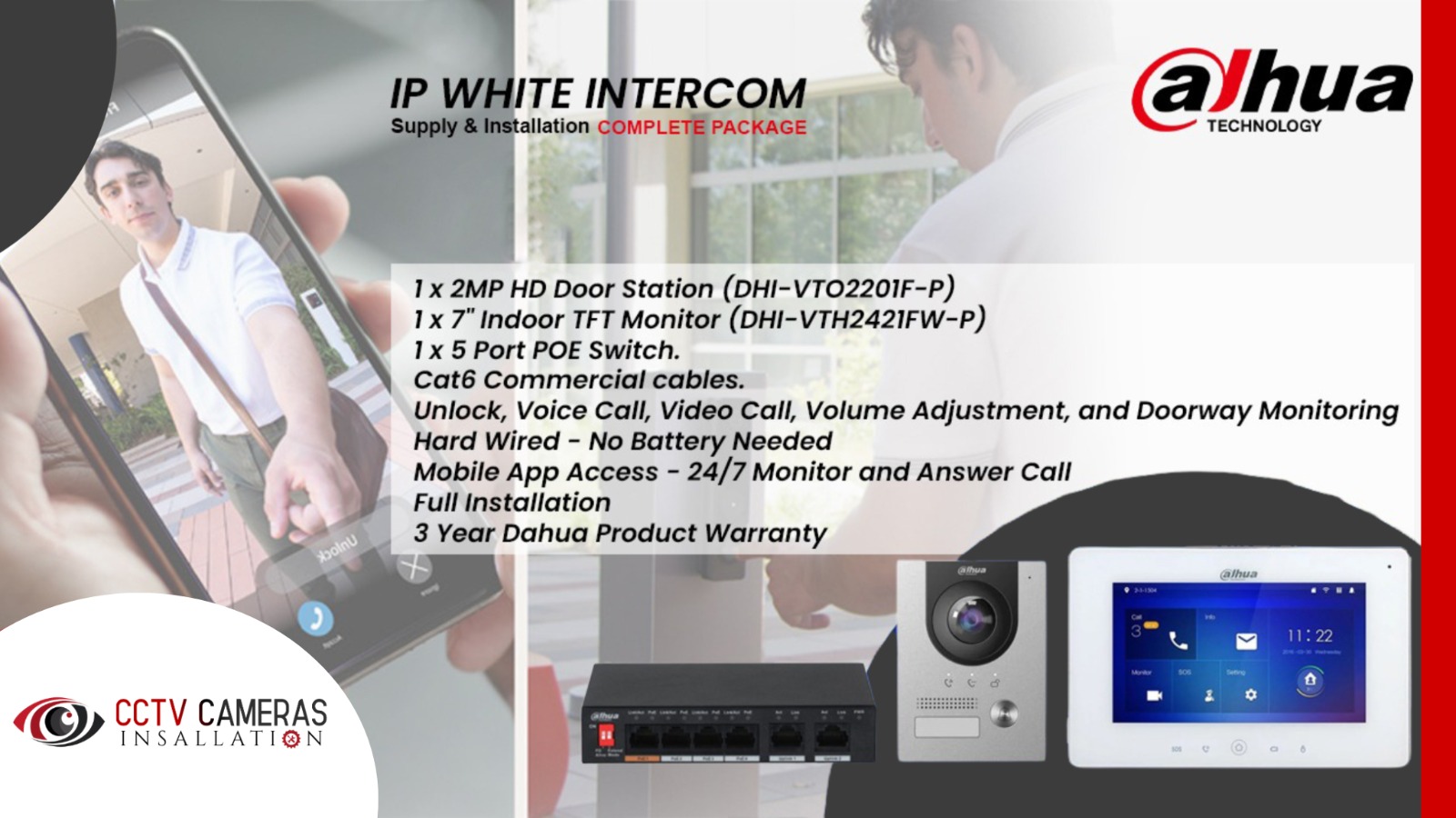 Dahua Ip intercom kit