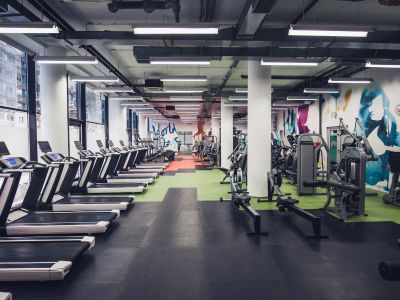 Professional CCTV system installed in gym training area