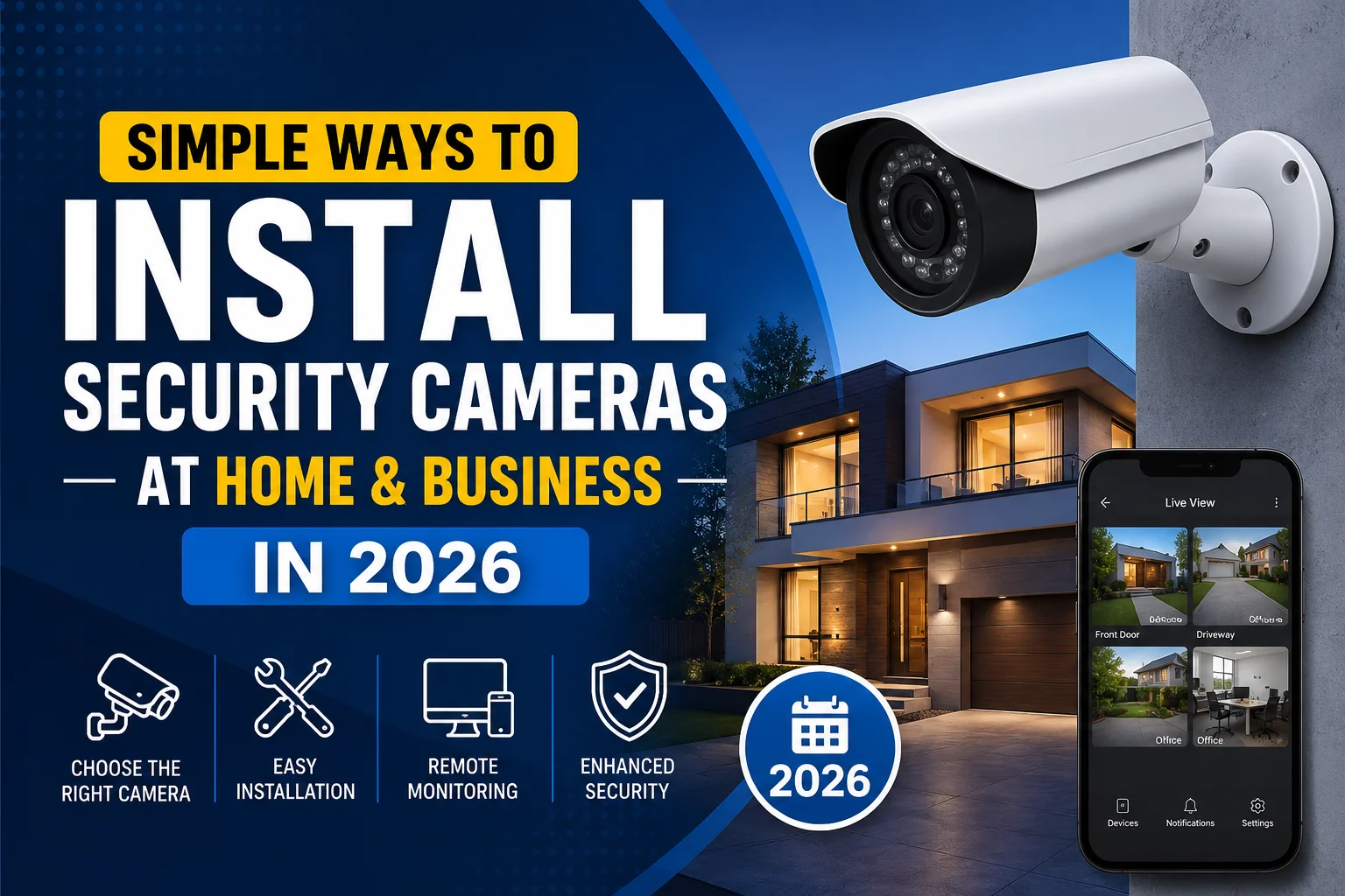 Simple Ways to install Cameras in Melbourne