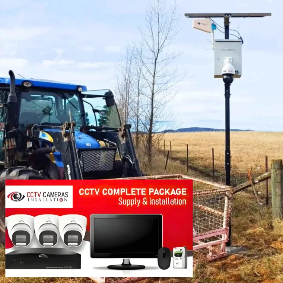 Farm Solar cctv camera installation